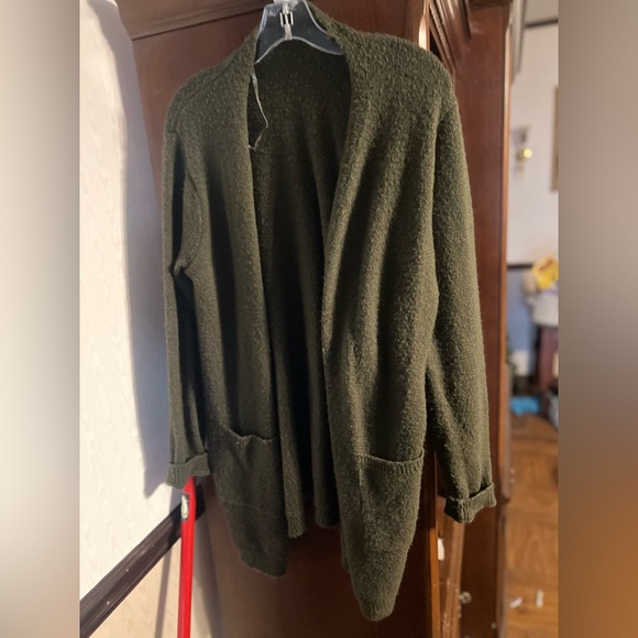 new directions Sweaters - New Directions Olive Knit Sweater